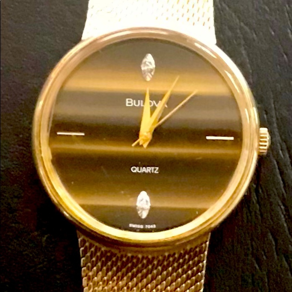 Gold Plated Bulova Watch